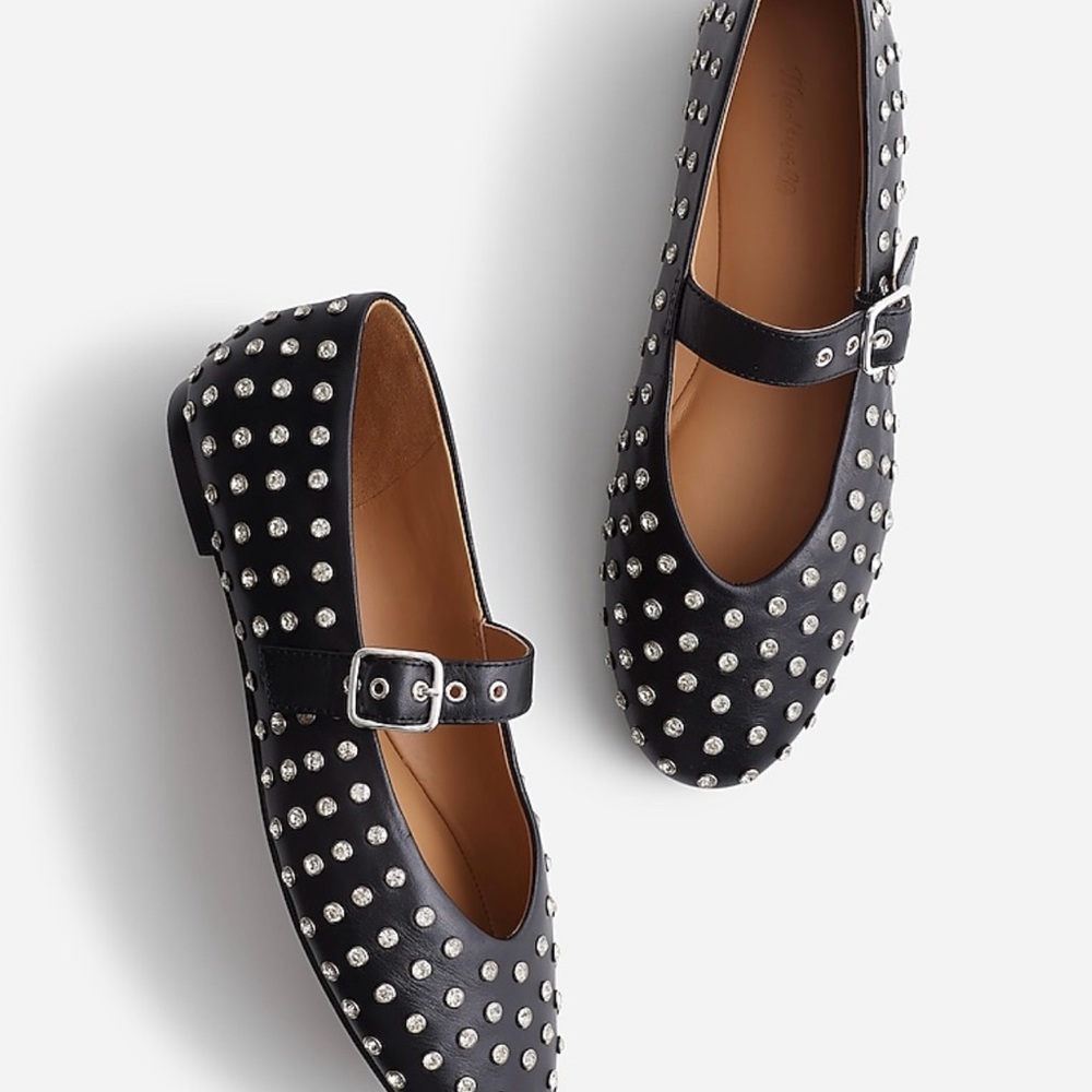Remy Studded Mary Jane Flats